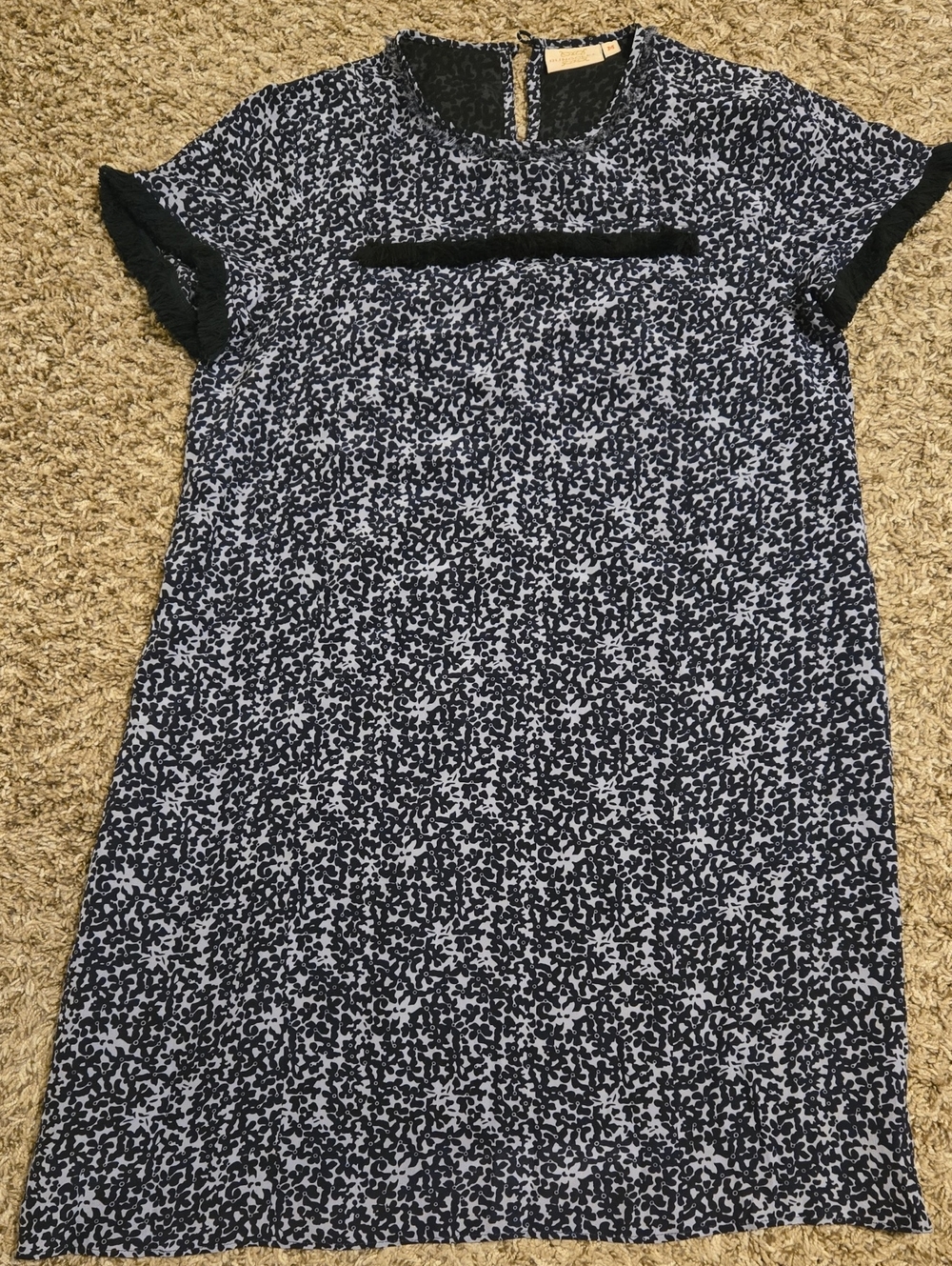 Rungolee Black & White Speckled Shift Dress